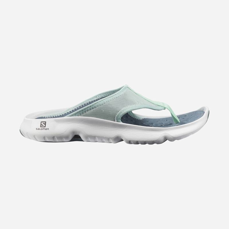 Salomon REELAX BREAK 5.0 - Womens Flip Flops - Blue/White - NZ (68024-DYOT)